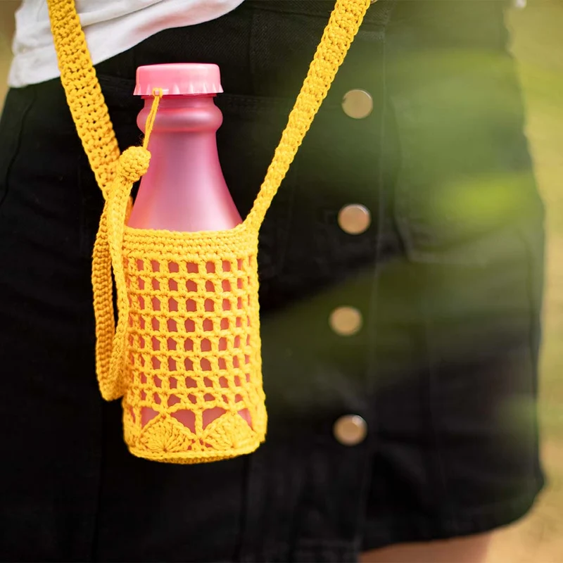 Häkelanleitung für einen Flaschenhalter