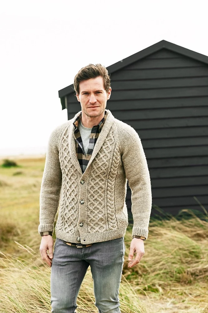 Strickanleitung Stylecraft Highland Heathers Aran Nr. 9876 Herren-Jacken (digital)