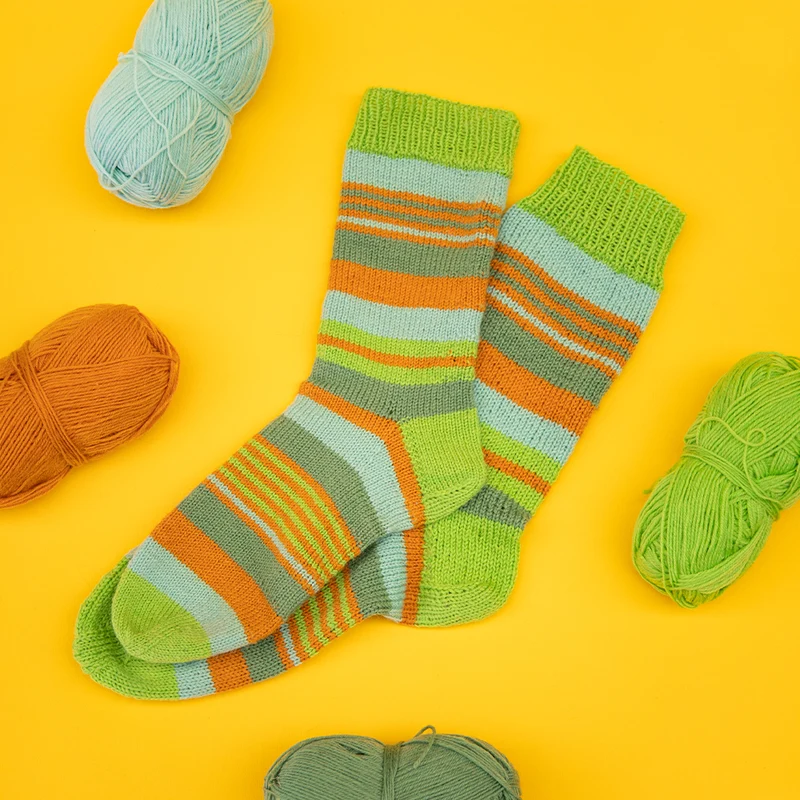 Größentabelle für gestrickte Socken (digital)