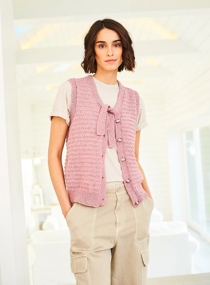 Stylecraft-Strickjacke und -Weste aus ReCreate DK 10062