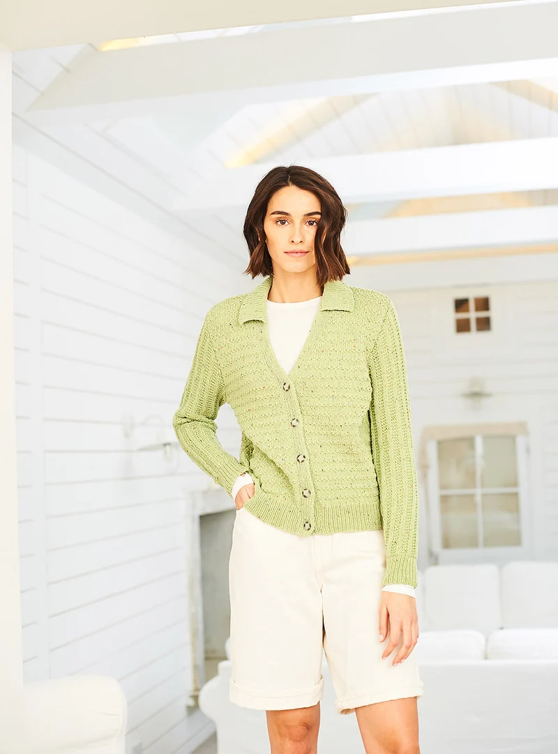 Stylecraft-Strickjacke und -Weste aus ReCreate DK 10062