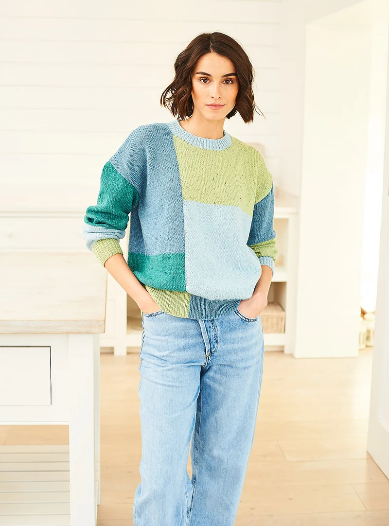 Stylecraft-Pullover aus ReCreate DK 10060
