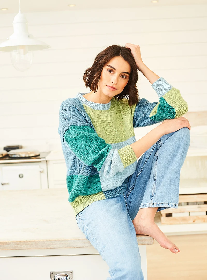 Stylecraft-Pullover aus ReCreate DK 10060