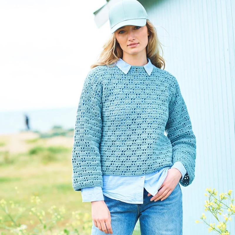 Häkelanleitung für Filet-Jumper (digital)