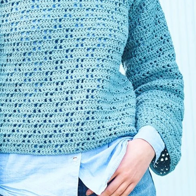 Häkelanleitung für Filet-Jumper (digital)