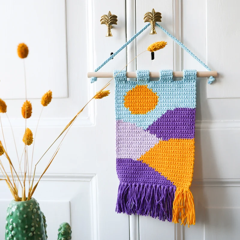 Sommer-Wandbehang-Häkelpaket