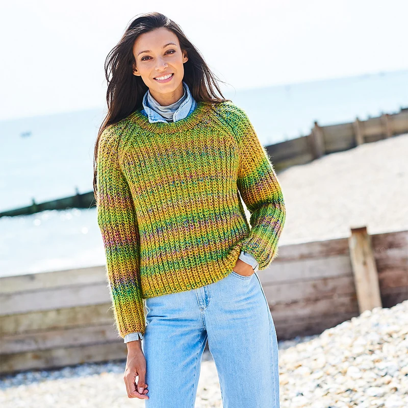 Stylecraft Colour Vibe: Strickanleitung für Pullover und Strickjacke
