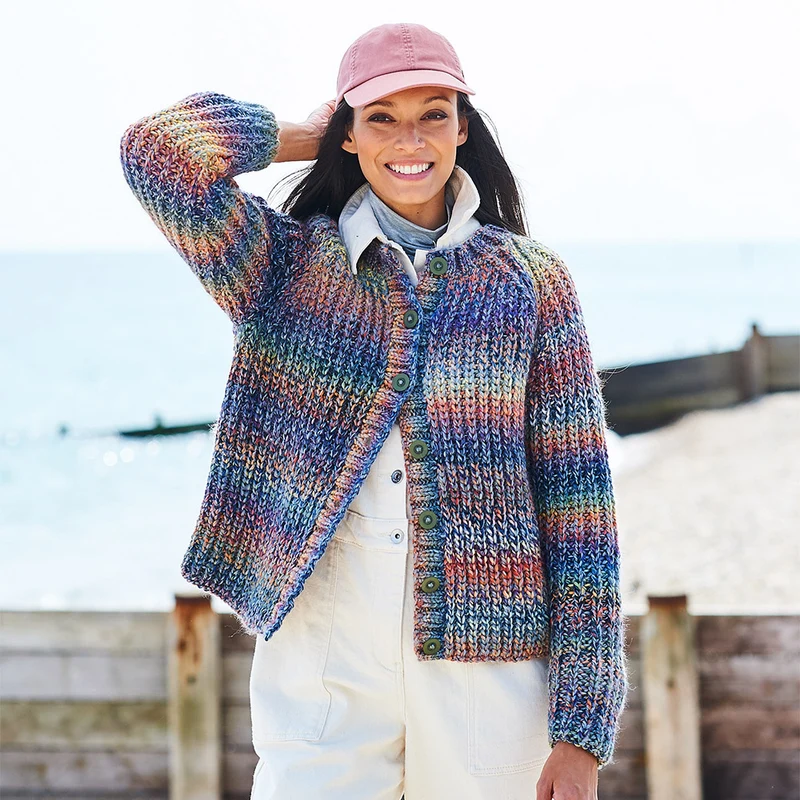 Stylecraft Colour Vibe: Strickanleitung für Pullover und Strickjacke