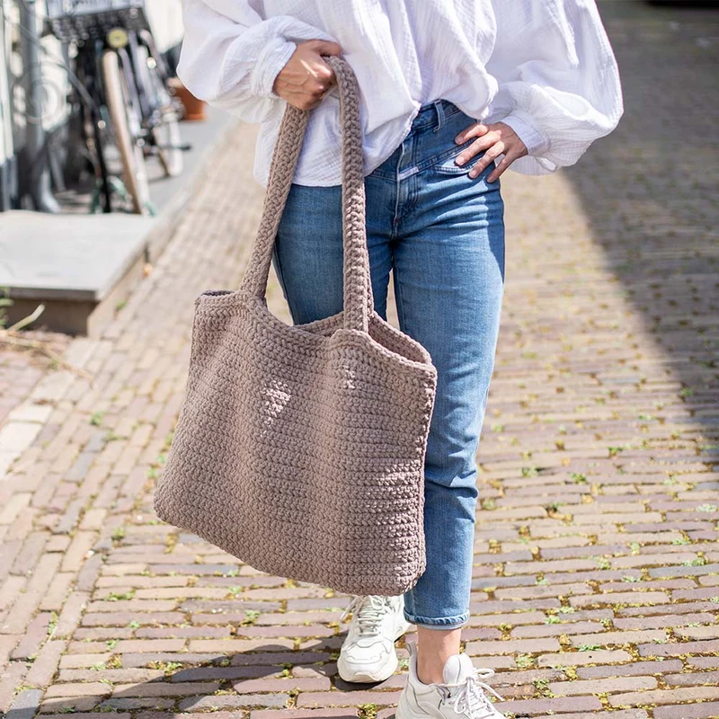 Create-it Teddy-Tasche – Häkelpaket