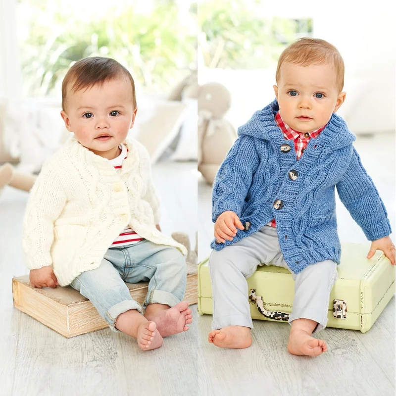 Strickanleitung Stylecraft Special for Babies Aran Nr. 9344 Baby-Jacken (digital)