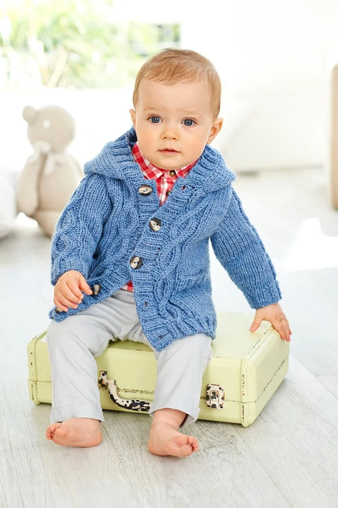 Strickanleitung Stylecraft Special for Babies Aran Nr. 9344 Baby-Jacken (digital)