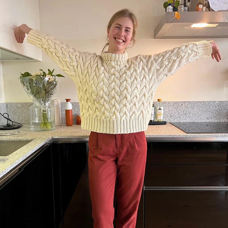 Strickanleitung für den Pullover „Femke“
