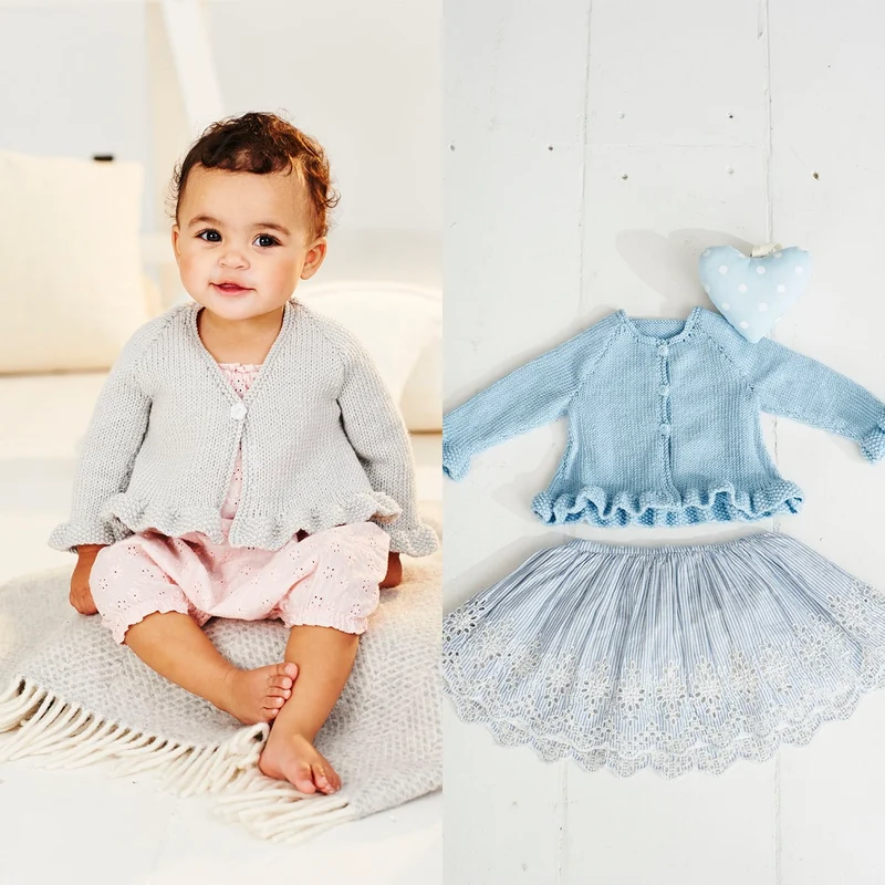 Strickanleitung Stylecraft Bambino DK Nr. 9501 Babyjacken (digital)