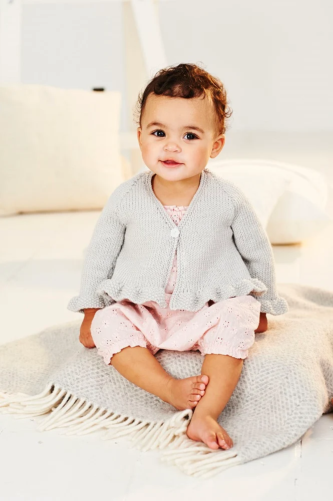 Strickanleitung Stylecraft Bambino DK Nr. 9501 Babyjacken (digital)