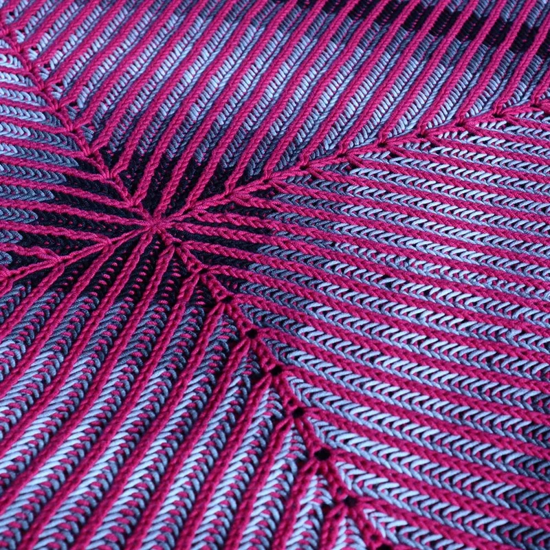 Strickanleitung „Rosa Wolke“ – Decke