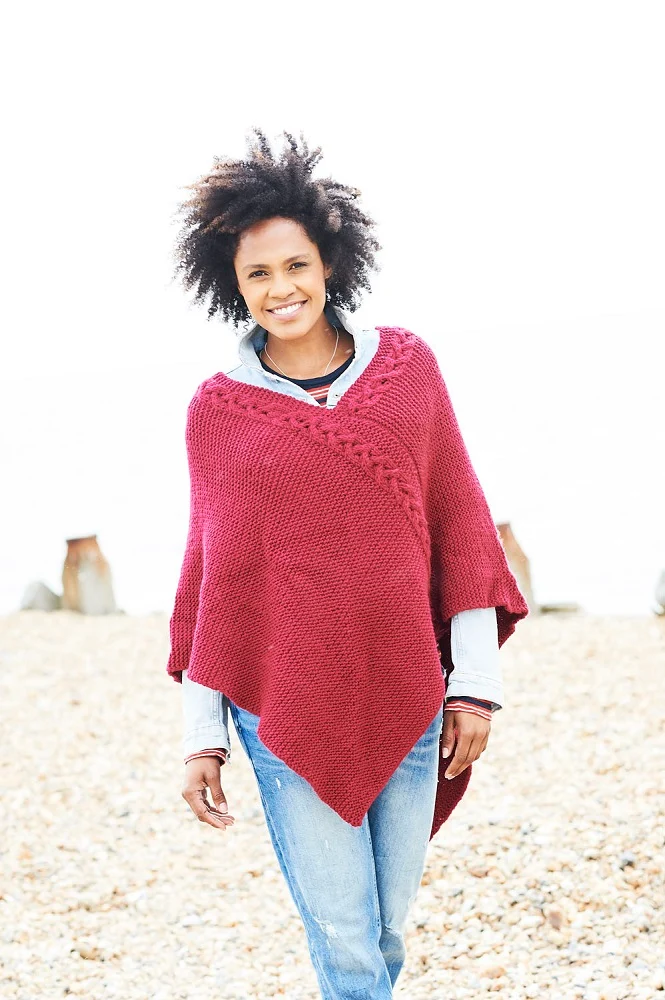 Strickanleitung Stylecraft Bellissima Chunky Nr. 9694 Pullover und Poncho (digital)