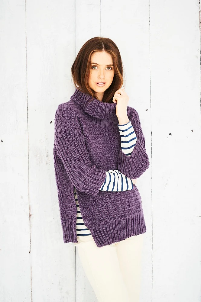 Strickanleitung Stylecraft Bellissima Chunky Nr. 9694 Pullover und Poncho (digital)