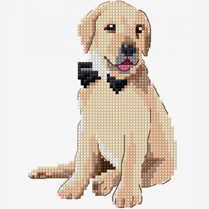 Stickanleitung „Golden Retriever“ (digital)