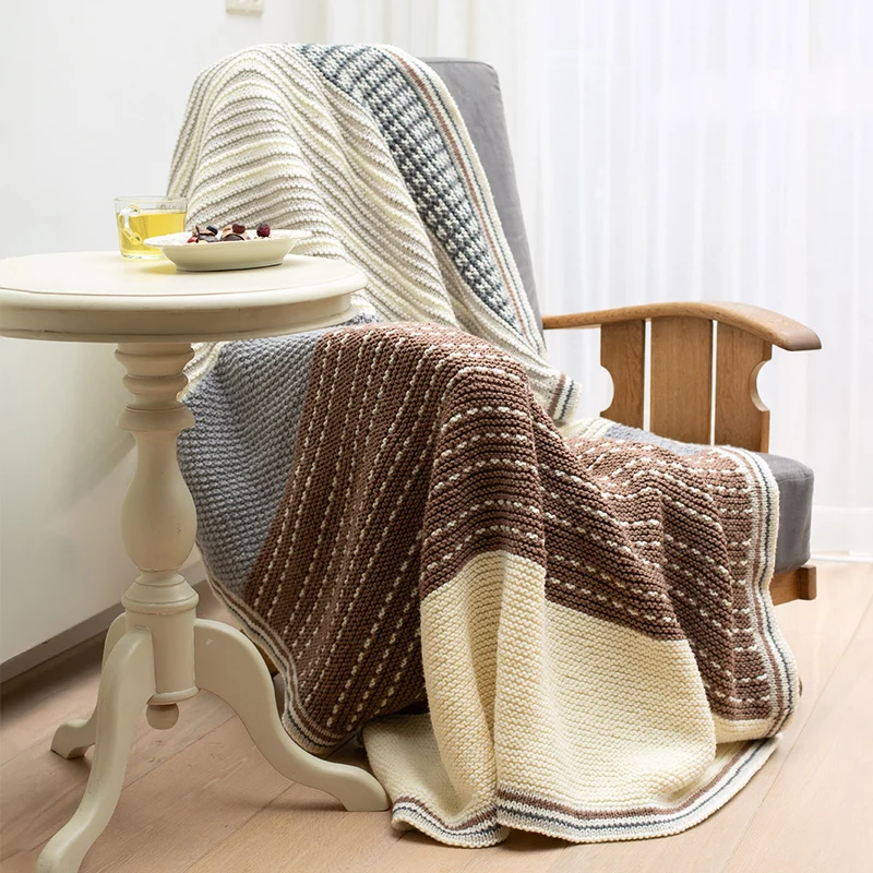 Strickpaket „Verträumte Decke“