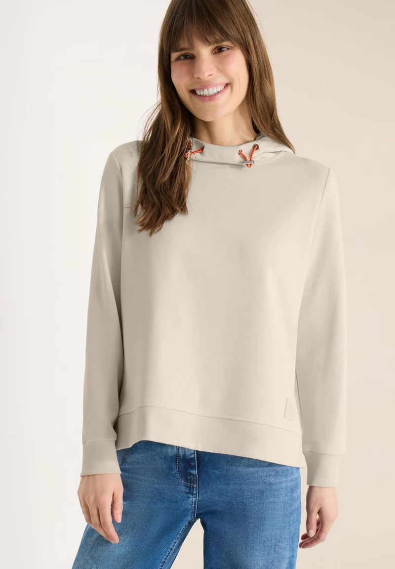 Hoodie mit Zipper-Details
