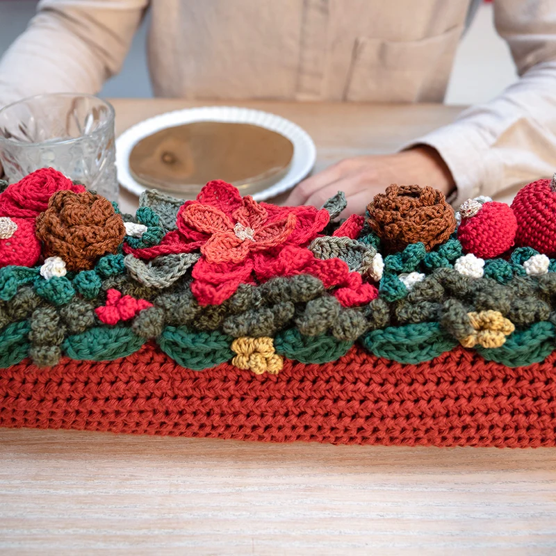 Weihnachtsgesteck-Häkelpaket