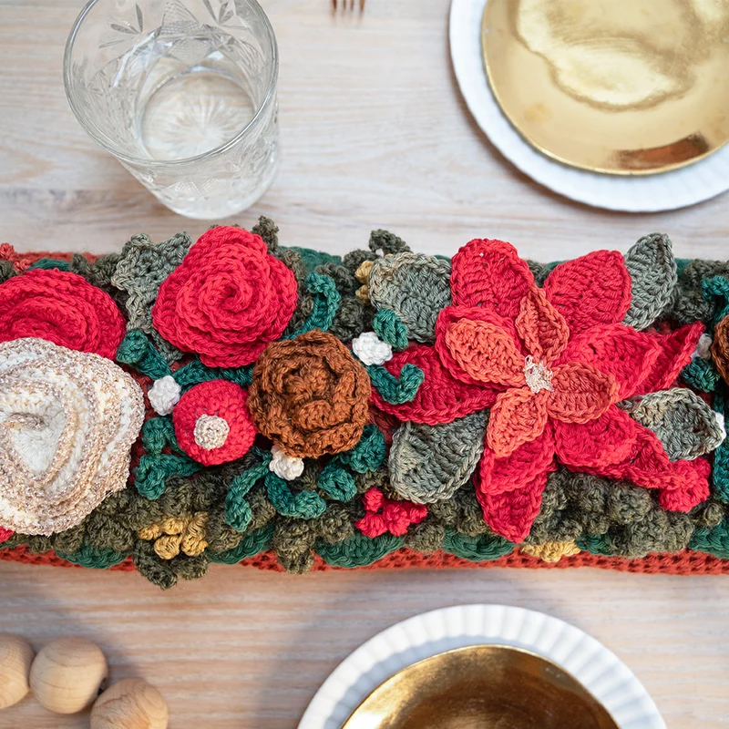 Weihnachtsgesteck-Häkelpaket