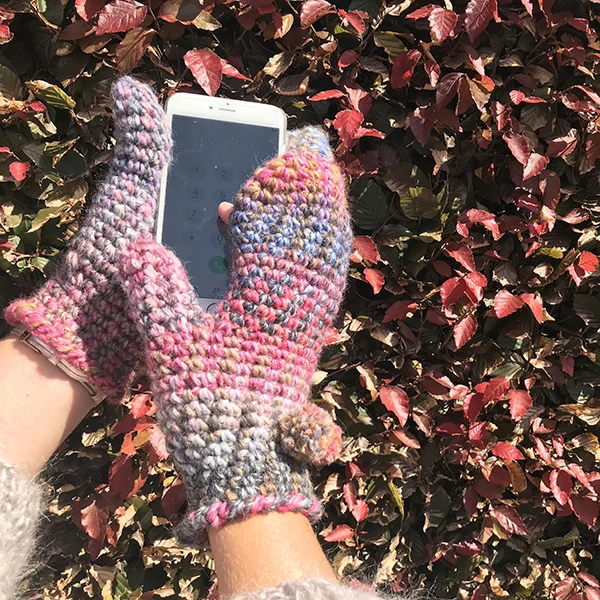Häkelanleitung für Handschuhe „Confetti“