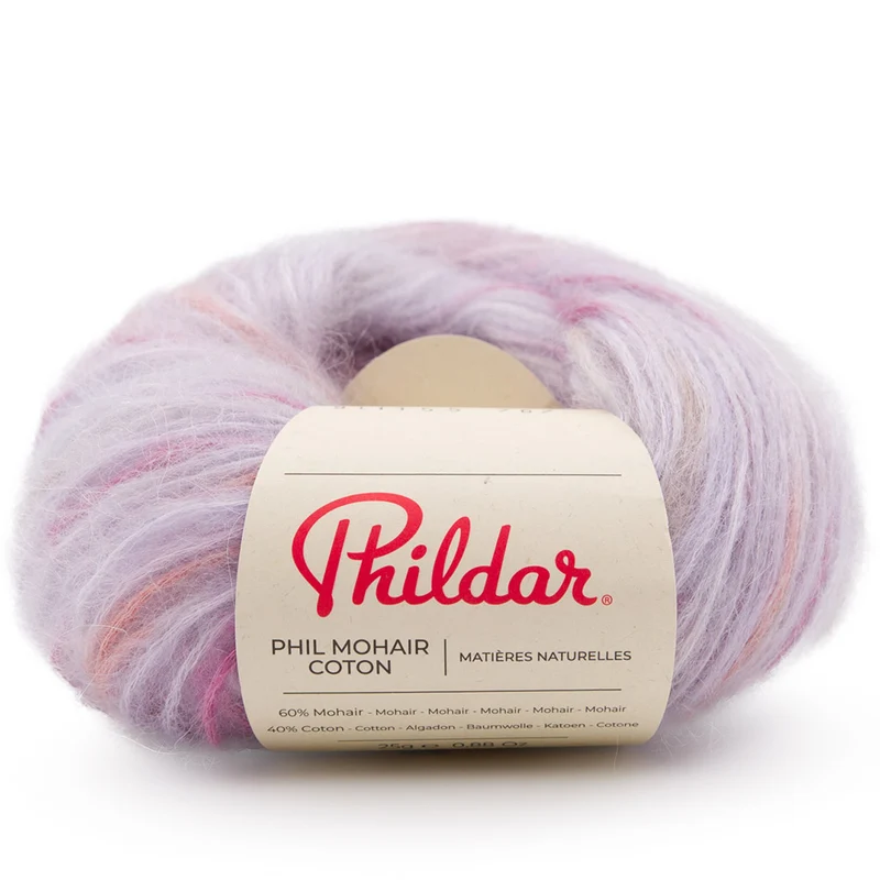 Phildar Phil Mohair Coton 2788 Parma Blüte