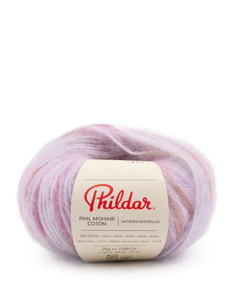 Phildar Phil Mohair Coton 2788 Parma Blüte