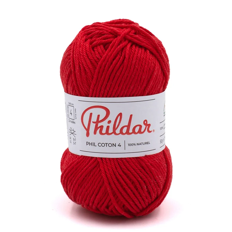 Phildar Phil Coton 4 1038 Kirsche
