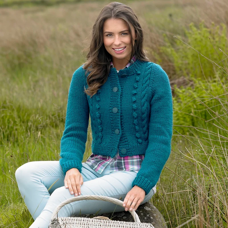 Strickanleitung Stylecraft Life Chunky Nr. 9048 Strickjacke