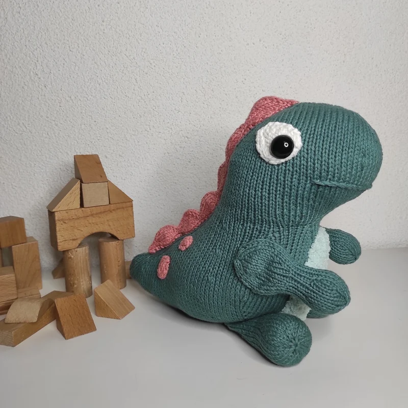 Strickanleitung „Dex, der Dino“