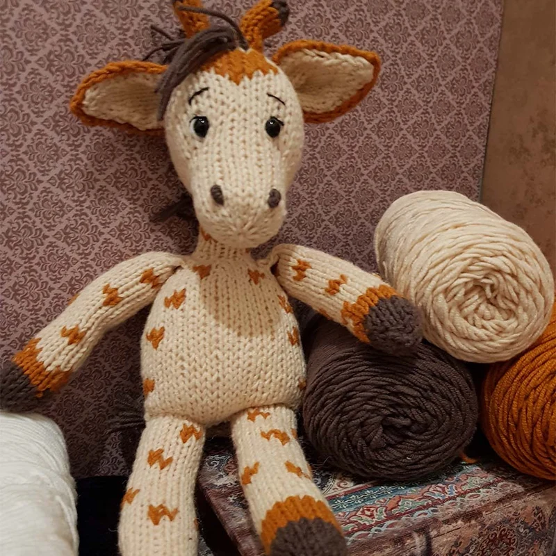 Strickanleitung „Isa, die Giraffe“
