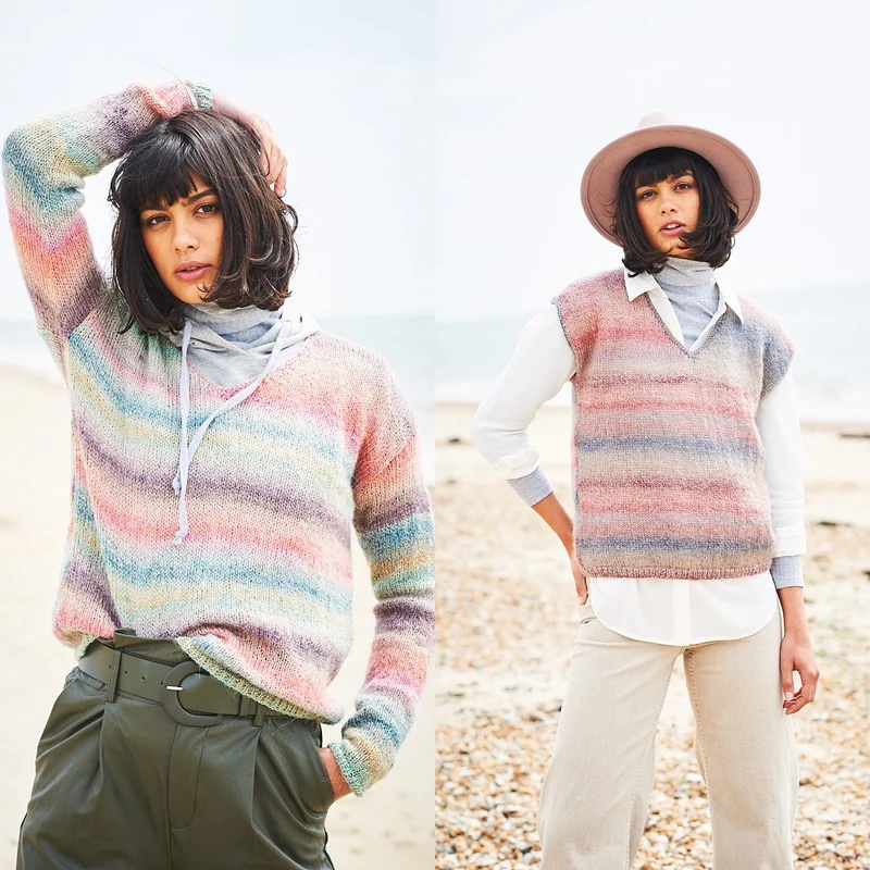 Strickanleitung Stylecraft Charm Nr. 9881: Pullover und Top