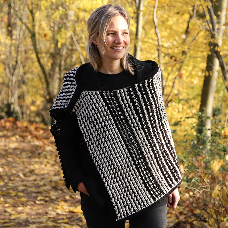 Stola „Moonlight Shadow“ – Häkelpaket