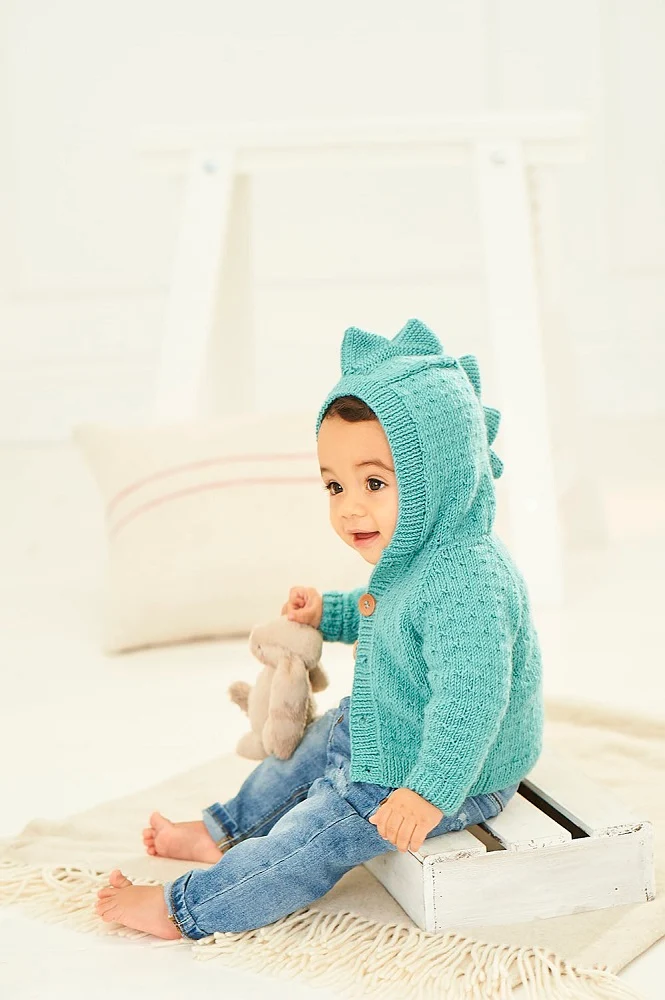Strickanleitung Stylecraft Bambino DK Nr. 9758 Babyjacken