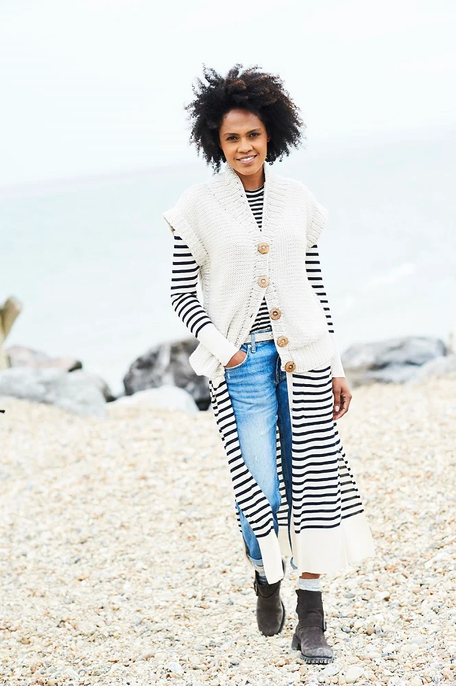 Strickanleitung Stylecraft Bellissima Chunky Nr. 9695 – Jacke und Pullover