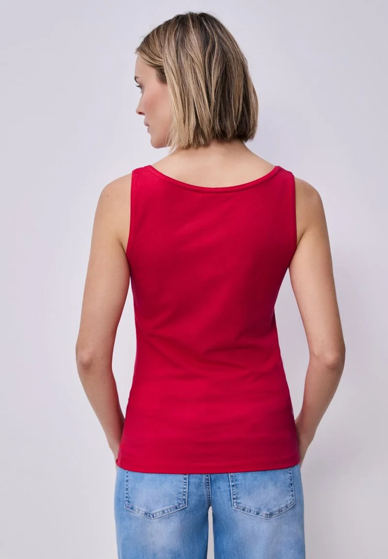 Basic Top mit Rundhals aus Jersey