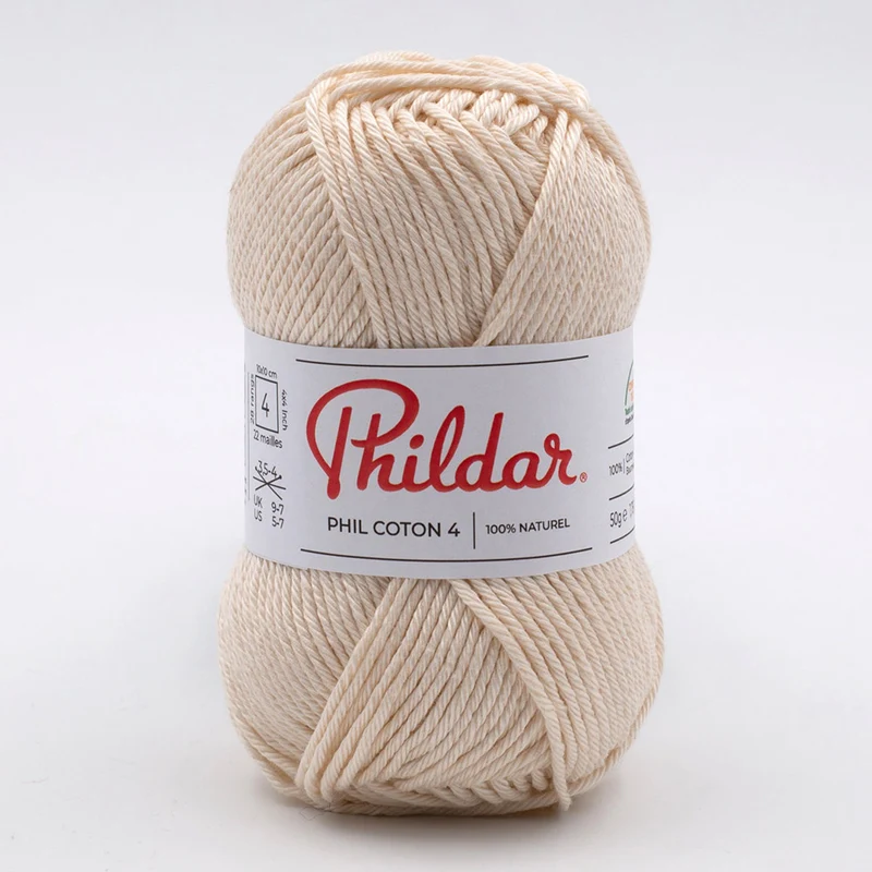 Phildar Phil Coton 4 1359 Naturweiß