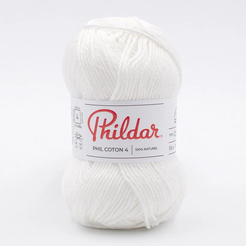 Phildar Phil Coton 4 1225 Weiß