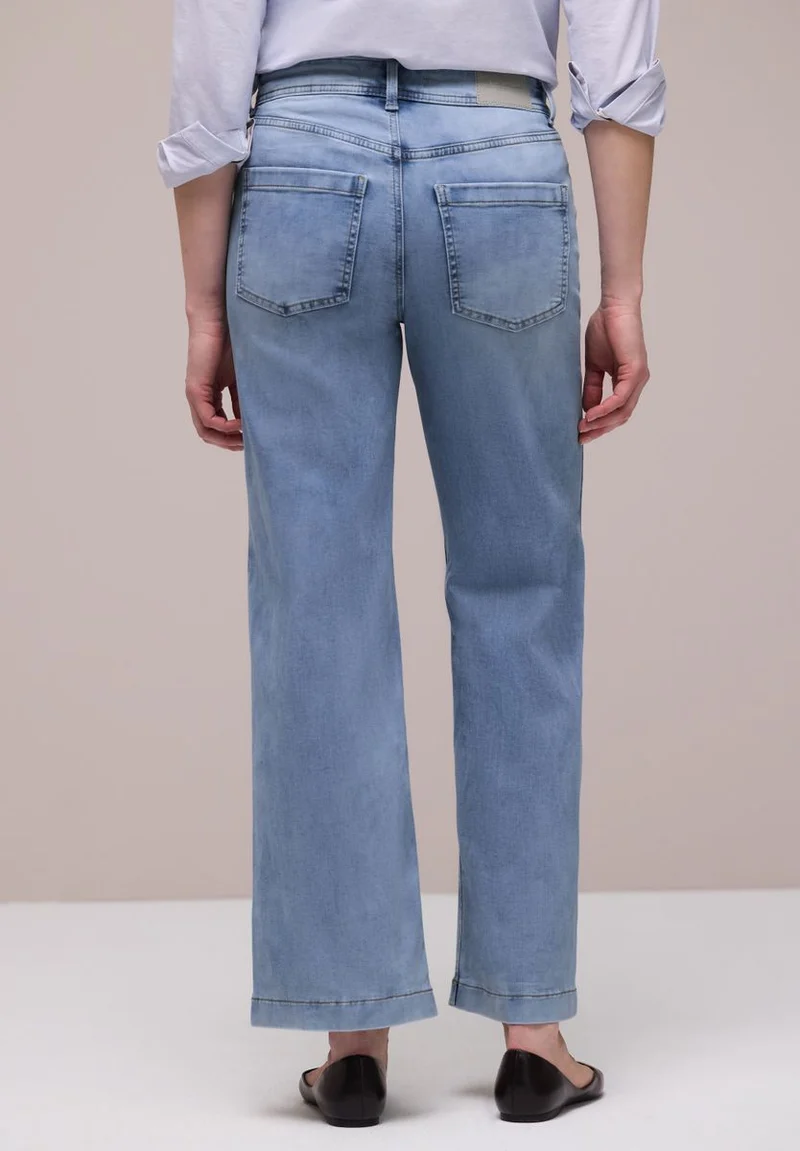 High Waist Wide Leg Jeans im Loose Fit