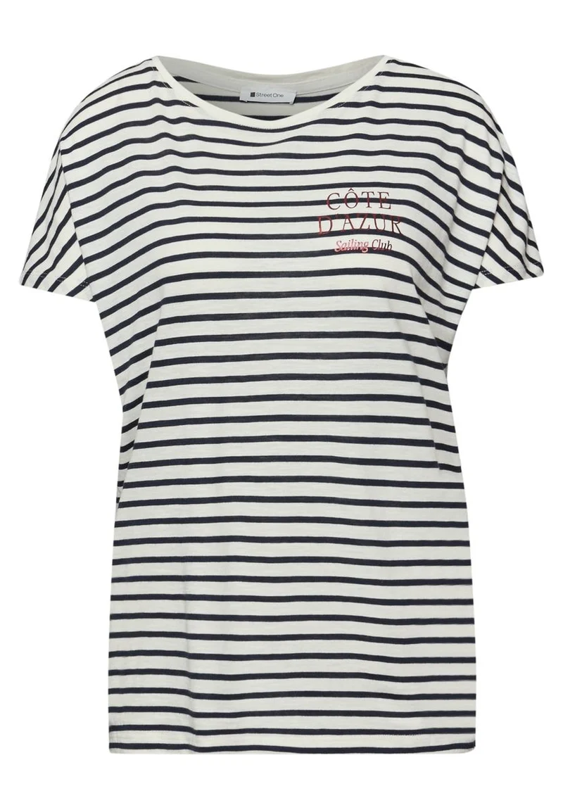Dropped Shoulder Shirt mit Streifen