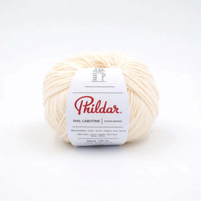 Phildar Phil Cabotine 1359 Naturweiß