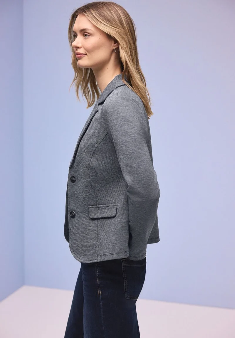 Basic Piqué Blazer