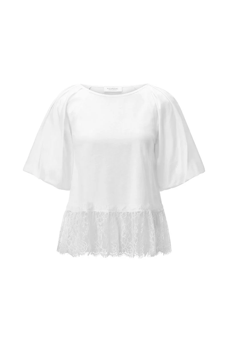 Balloon T-Shirt with Peplum