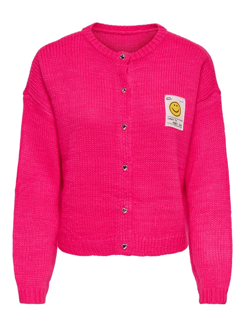 ONLMAILEY LS DETAIL O-NECK CARDI CS KNT