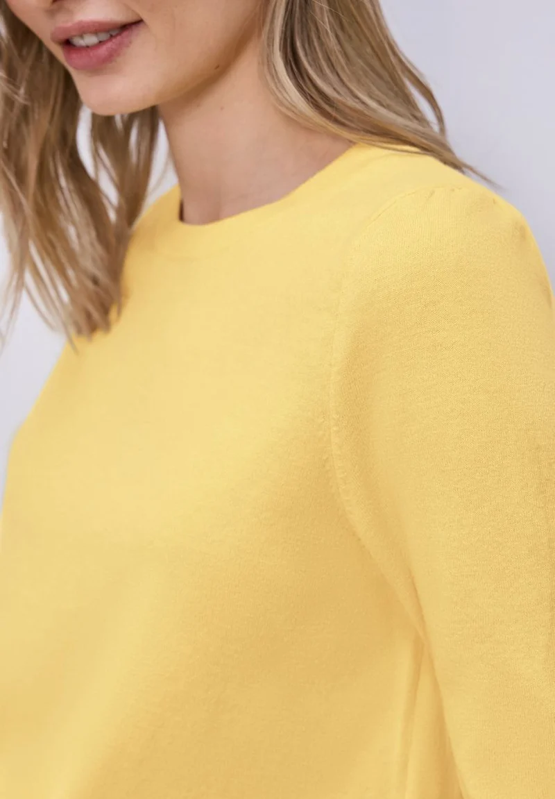 Pullover in Unifarbe