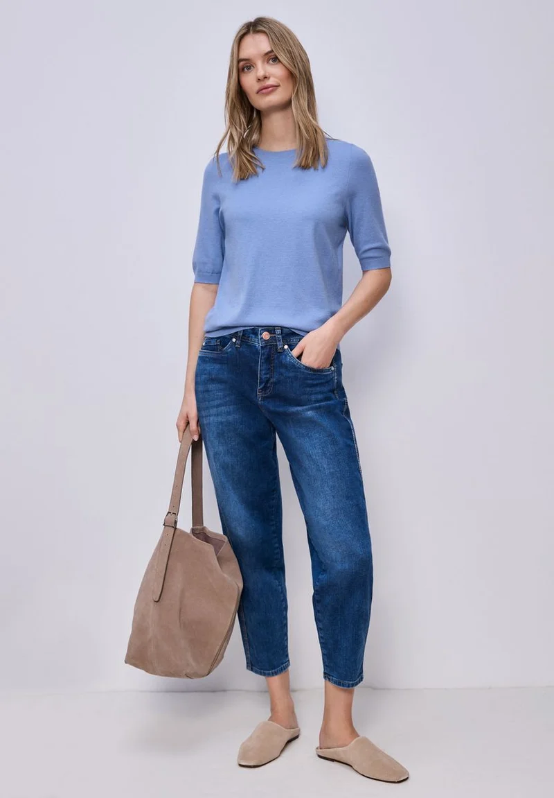 Pullover in Unifarbe