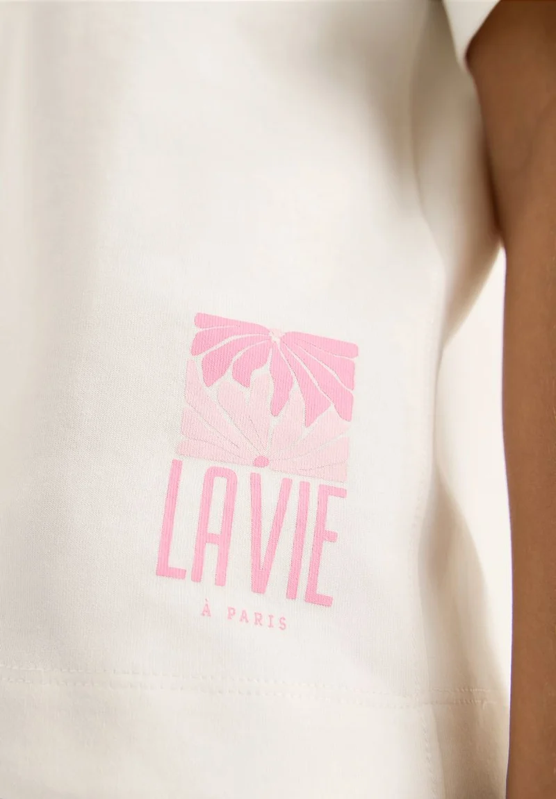Kurzarm Sweatshirt mit Backprint