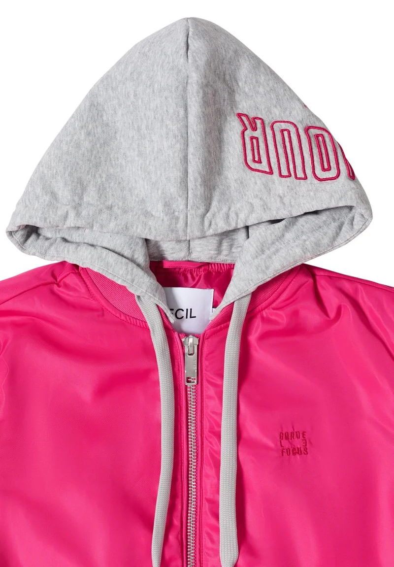 Blouson mit abnehmbarer Sweat-Kapuze